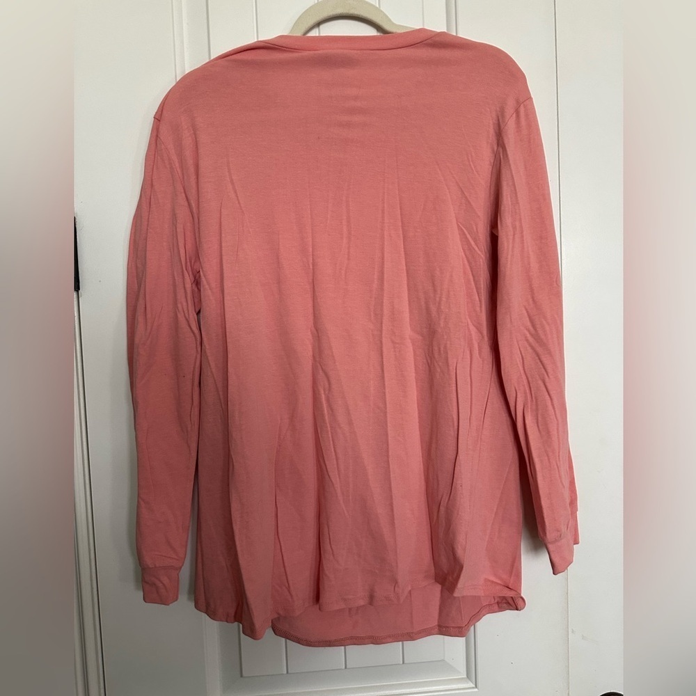 New York Coral Long Sleeve Top - Picture 3 of 3